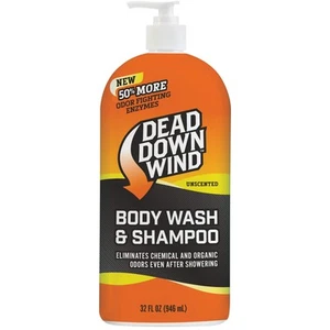 Body & Hair Soap 32oz Pump - Unscented Hunting Scent Eliminator - Picture 1 of 1