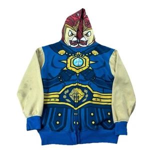Lego Chima Hoodie Kids Youth Medium 10/12 Full Zip Sweater Laval Costume Stained - Picture 1 of 8