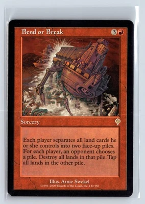 (2X) Bend or Break Invasion Rare – MTG Magic the Gathering Card - Image 1 of 4