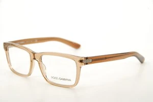 Raras Auténticas Gafas Marrones Translúcidas Dolce & Gabbana DG 3157 2695 53 mm Italia - Imagen 1 de 12