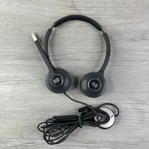 Cisco 532 Wired Dual Stereo Headset Over-the-Head Black (CP-HS-W-532-RJ) - Picture 1 of 10