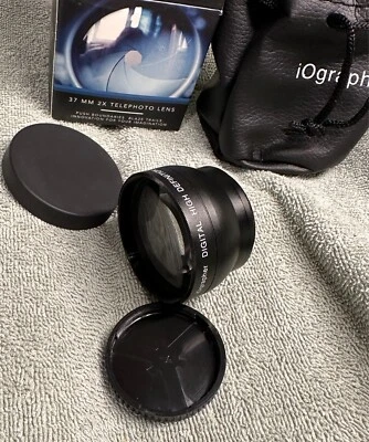 IOgrapher 37mm 2x telephoto Lens  Excellent condition !! - Image 1 of 4