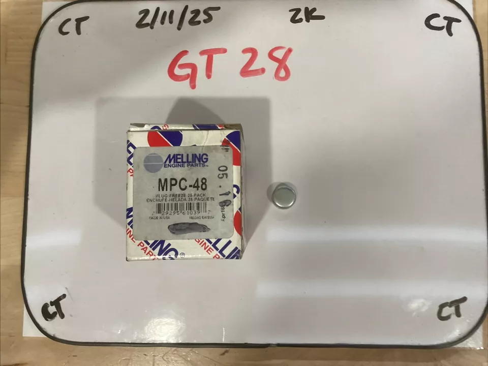 Melling MPC-48 Steel 9/16" Engine Deep Cup Expansion Freeze Out Plugs (single) - Image 1 of 2