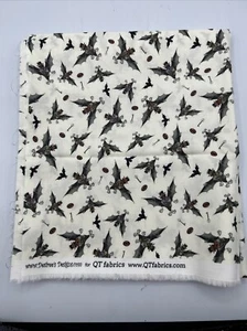 Quilting Treasures - Halloween Steampunk Desiree's Designs 1 Yard Black Bats - Picture 1 of 3