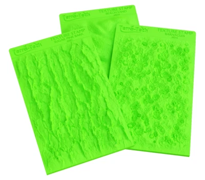 TERRA-TECH LLC 4x6" Premium Rubber Texture Stamp for Concrete