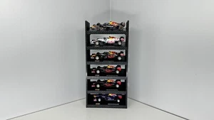 V2 6 Auto gekippt 1:43 1/43 F1 Rennwagen Aufsteller Wand Hängeregal Bburago - Bild 1 von 11