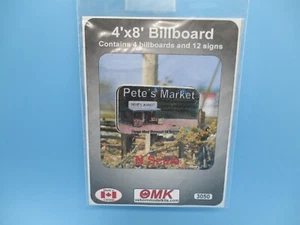 KITS MODELO OSBORN ESCALA N - 4 PIES X 8 PIES CARTELERA (4) - #3050 - ¡INCLUYE 12 SEÑALES! - Imagen 1 de 2