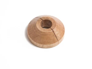 Pipe Collars Rose Cover Wood Solid Oak For 15mm Pipes Pack Of 12 - Picture 1 of 1