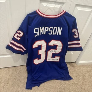 Oj Simpson Signed PSA Authenticated NFL MVP 73’ Jersey. - Picture 1 of 3
