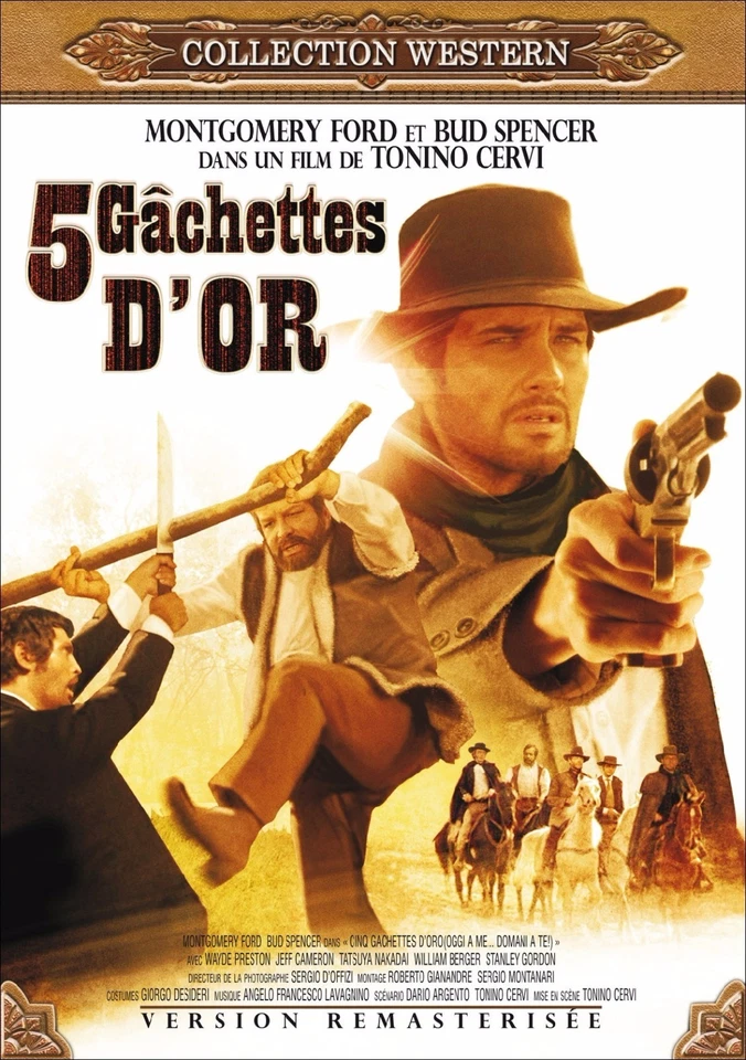 Cinq gâchettes d'or - DVD ~ Brett Halsey - NEUF - VERSION FRANÇAISE
