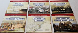 Set 6 Project Learning Through American History Series Books New - Imagen 1 de 7