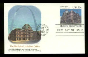 UX97 Old Saint Louis Post Office FDC Saint Louis, MO Fleetwood Cachet - Picture 1 of 1