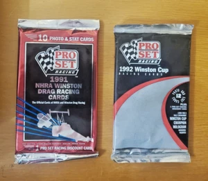 1991 & 1992 Pro Set NHRA Winston Cup Racing NASCAR Trading Card Packs - Picture 1 of 2
