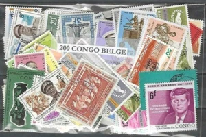 Congo Belge 200 timbres différents oblitérés - Imagen 1 de 1