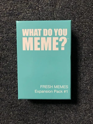 What Do You Meme? Fresh Memes Expansion Pack #1 - 90 Caption 25 Photo Cards - Image 1 of 4
