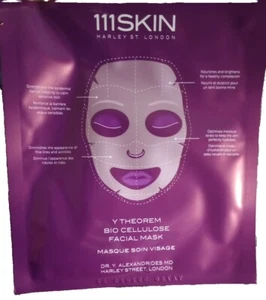 111SKIN Y Theorem Bio Cellulose Facial Mask 1 Mask NWOB 23ml/0.78oz. - Picture 1 of 2