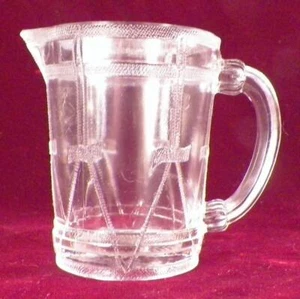 Bryce Higbee Drum Creamer Toy Clear Glass Child's Childrens EAPG Antique 1883 - Picture 1 of 4