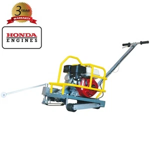 Green Concrete Saw 6" Early Entry Soff Cut Walk Behind Honda 3.5HP Cement Cutter - Picture 1 of 9