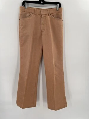 JEAN VINTAGE FARAH ULTRA ELÁSTICO CAQUI MARRÓN MEDIDAS 30"W X 27"L Foto 1 de 4