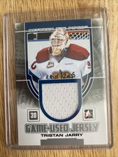 2013-14 ITG Between the Pipes Tristan Jarry Game-Used Silver Jersey #GUM-25