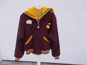 Vintage Aberdeen So Dak Northern University Butwin Athletic Lettermans Jacket M - Picture 1 of 11