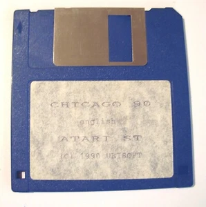 Rare CHICAGO 90 - ATARI ST jeu / game for 520 1040 STF/ STE / MEGA ST - Foto 1 di 2