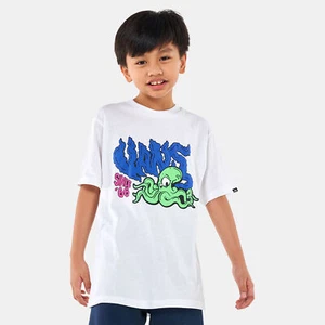 Vans Off The Wall Kids' Boys' Youth T-Shirt Octovans Puff Print Short Sleeve Tee - Picture 1 of 5