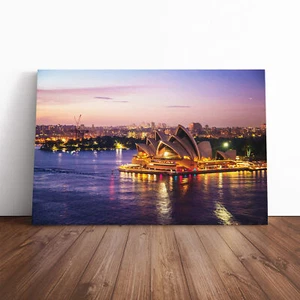 Quadro su tela Sydney Opera House Harbour Australia n. 10 stampa incorniciata - Foto 1 di 7