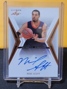 Mike Scott 2012 Leaf Ultimate Signature Autograph Bronze Rookie Cavaliers Rare🔥