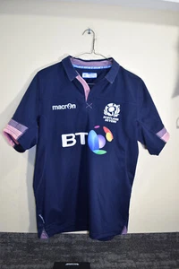 Macron SCOTLAND SEVENS Team 2014 2015 HEIMTRIKOT Rugby Union TRIKOT HERREN L blau - Bild 1 von 16
