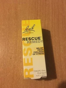 2 X BACH RESCUE REMEDY ORAL DROPS - RELIEF FROM FEELINGS OF STRESS -BNIB (10 ML) - Picture 1 of 1