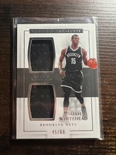 A101,404 - 2016-17 National Treasures Rookie Dual Jersey #7 Isaiah Whitehead/60