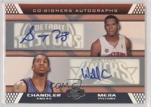 2007-08 Topps Co-Signers Wilson Chandler Sammy Mejia #CS-25 Rookie Auto RC