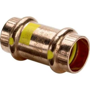 Viega COPPER PRESSFIT GAS SLIP COUPLING JOINER 1000kPa- 20mm, 25mm Or 32mm - Picture 1 of 4