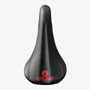 SDG Bel-Air RL 270x140mm Steel Rail Road Bike MTB Bicycle Saddle Black/Red - Picture 1 of 2