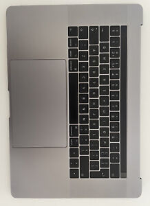 MacBook Pro A1990 15" 2018/19 Top Case Keyboard Trackpad TouchBar Grey UK 
