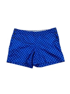 womens brooks brothers Sailor Blue Stretch Shorts Size 12 - Picture 1 of 4