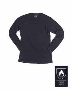 Canottiera ignifuga lunga nera ISO11612, intimo, maglia -NUOVA- - Foto 1 di 1