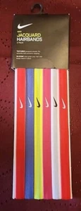 Nike Jacquard Headbands 6 Pack Youth Unisex Assorted 6PK Different Colors. 🔥 - Picture 1 of 1