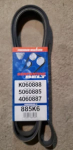 885K6 ARMOR MARK/CADNA SERPENTINE BELT (6PK2247, 5060885, K060885, 4060887) - Foto 1 di 3