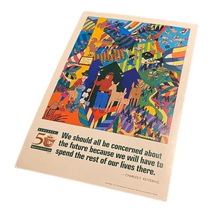 1993 Smokey 50th Anniversary USFS Forest Fire Safety Poster Charles Kettering - Picture 1 of 6