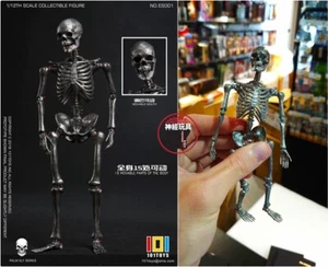 101TOYS 1/12 Scale Skeleton NO.ES001 Silver Version 6" Action Figure Body 16cm - Picture 1 of 4