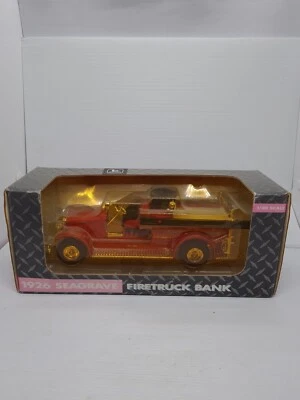 Ertl 1/30 Scale #5710 1926 Seagrave Fire Truck Bank Grand Detours John Deere NIB - Image 1 of 4