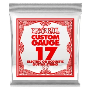 Ernie Ball P01017 .017 Plain Steel Electric or Acoustic Guitar Strings 6PK - Picture 1 of 1