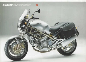 Ducati Monster 900 City alrededor de 1999 2000 folleto folleto folleto original - Imagen 1 de 2