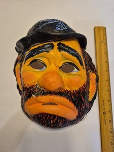 VINTAGE BEN COOPER HALLOWEEN MASK EMMET KELLY CLOWN HOBO COLLECTIBLE RARE FIND - Picture 1 of 24