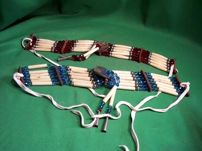 Northern Plains Bone Choker Necklaces - Beautiful! - Image 1 of 4