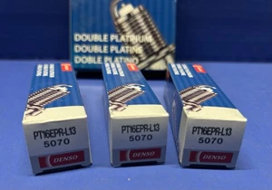 (qty 3) Denso PT16EPR-L13, 5070 Double Platinum Spark Plugs - Picture 1 of 1