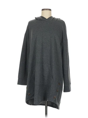 Sudadera con capucha gris French Laundry para mujer M Foto 1 de 4