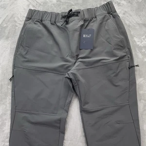 BYLT Tech Nylon Jogger Herren XL grau Premium Tapered Hose Performance Flex - Bild 1 von 17
